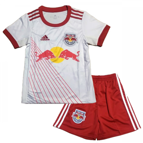 2017-18 Kids New York Red Bulls Home Soccer Shirt With Shorts